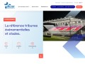 La tribune de stade fabriquée sur mesure: Alcor